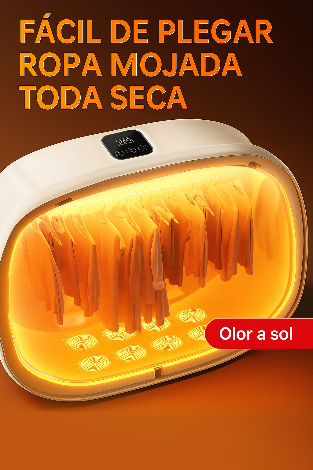 Secadora de ropa portátil eléctrica