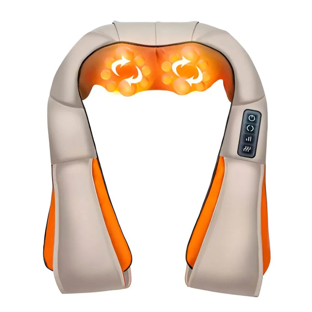 Masajeador de Cuello Eléctrico inteligente - Alivio instatáneo del Dolor cervical y Estrés