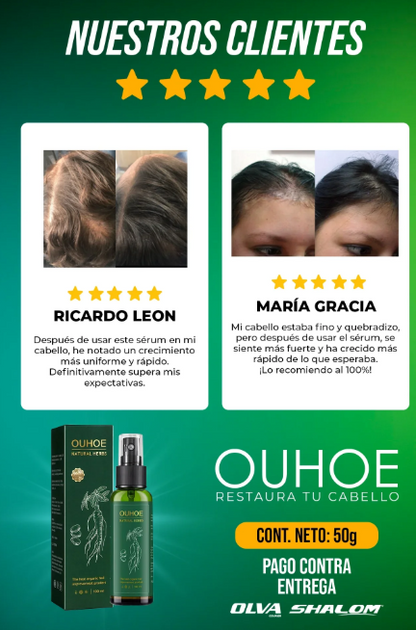 OUHOE . ELIXIR PARA EL CRECIMIENTO DEL CABELLO