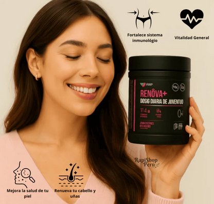 COLAGENO RENOVA - DOBLEMENTE MAS JOVEN Y FUERTE